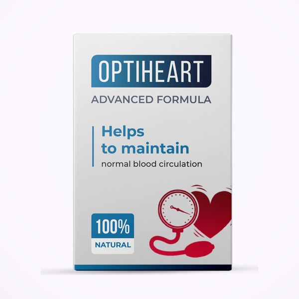 Caja blanca de Optiheart vista de frente